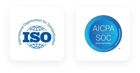 ISO and SOC Logos